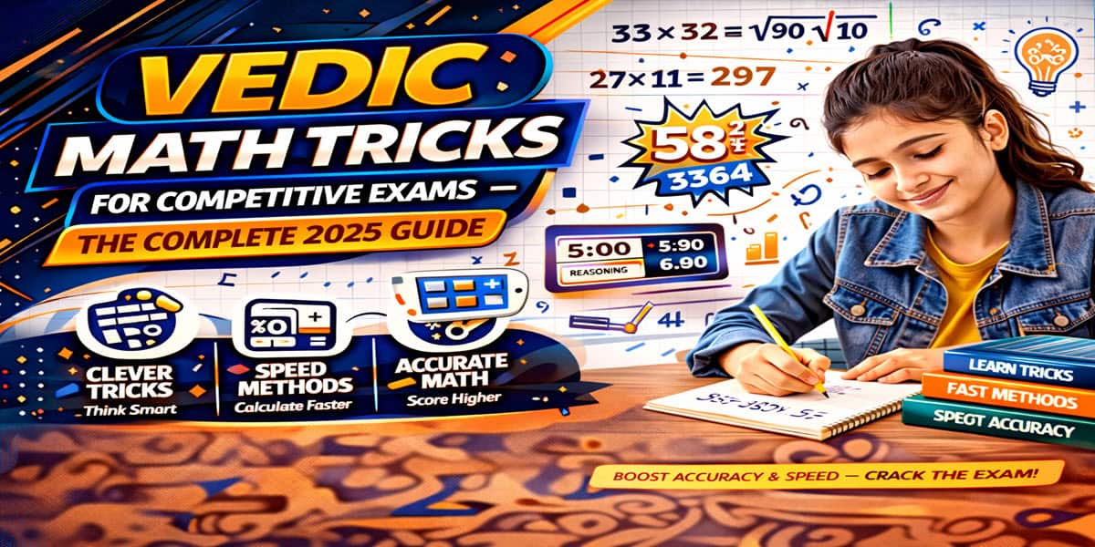 Vedic math tricks and shortcuts for competitive exams 2026