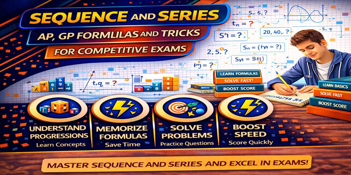 Arithmetic progression geometric progression formulas and tricks for exams