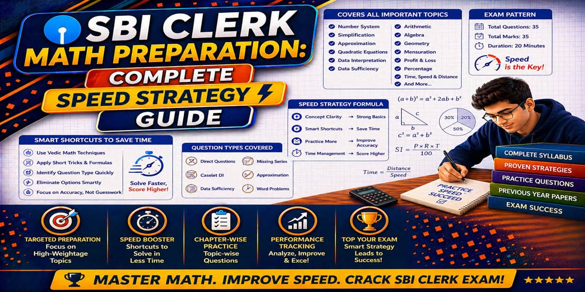 SBI Clerk math preparation